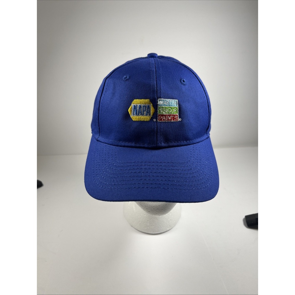 Port & Company NAPA Martin Senour Paint Trucker Cap Hat Blue Mens Adjustable